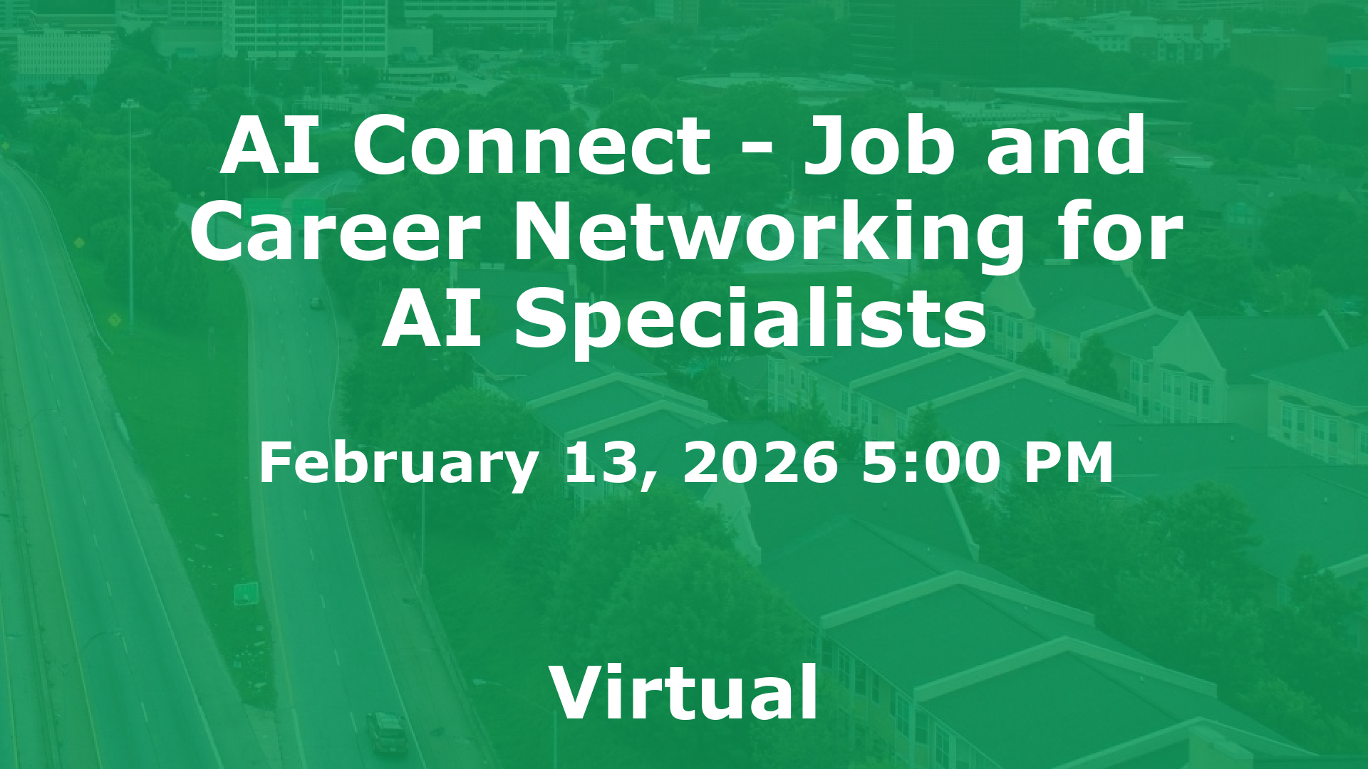 AI Connect - Job and Career Networking for AI Specialists event image